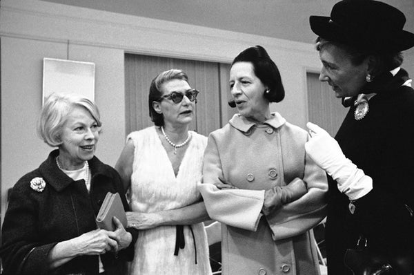 Pauline Trigère with Diana Vreeland