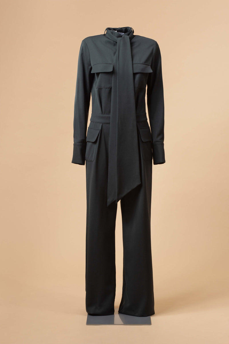 Supernova Tailored Jumpsuit Petroleum