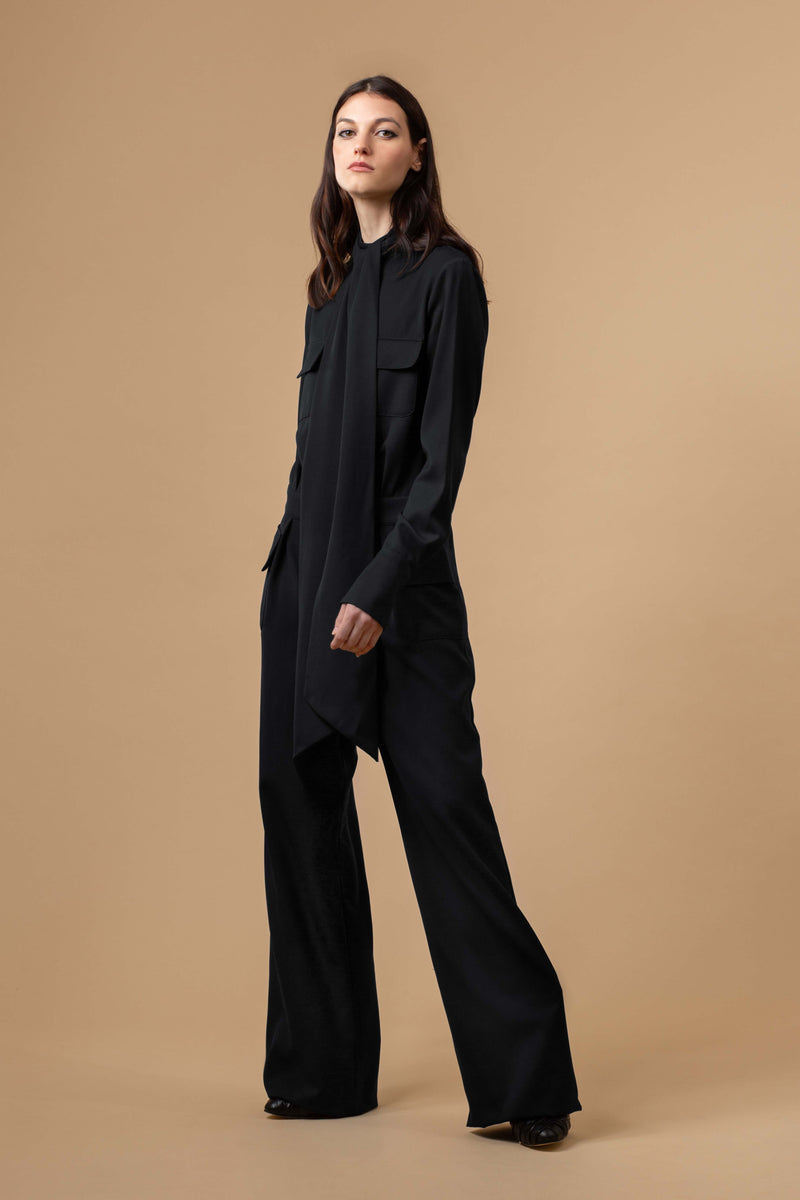 Supernova Tailored Jumpsuit Black